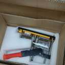 2x2in Square Fridge Magnets Badge Maker Machine DIY Photo Refrigerator Sticker Magnet Press Machine+Paper Cutter+100pcs Materials