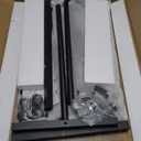 Small Standing Desk Adjustable Height, Mobile Stand Up Desk with Wheels, 32 Inch Portable Rolling Desks for Walking Pad Treadmill Wood Rustic