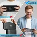 HEYSTOP Switch 2 Case for Nintendo Switch 2 Accessories(2025), Protective Case with Screen Protector, Switch 2 Transparent Cover with Protective Film and Grip Cover,AntiScratch and Shock Absorption (Extra large)