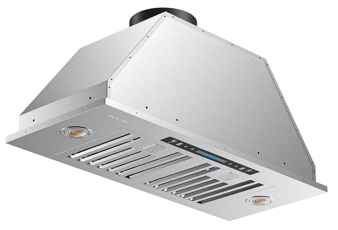 30 inch Insert Range Hood, Ducted/Ductless Convertible Duct Vent Hood