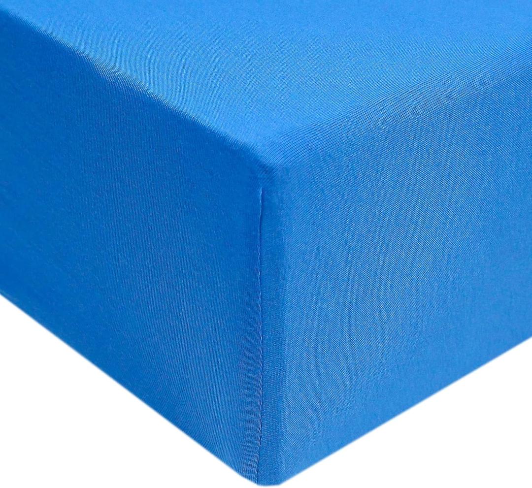 Copper Pearl Premium Knit Baby Crib Sheets for Boys and Girls Breathable and Soft, Fitted Crib Sheets for Standard Baby Mattresses, Crib Sheet for Baby Registry or Shower Gift, Blueberry