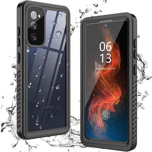 ANTSHARE for Samsung Galaxy S20 FE 5G Case Waterproof, Built in Screen Protector 360 Full Body Heavy Duty Protective Shockproof IP68 Underwater Case for Samsung Galaxy S20 FE 5G 6.5inch(Black)