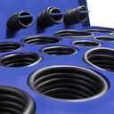 KEZE 826 Pcs Universal SAE and Metric O-Rings Kit,Standard 32 Metric & Inch Sizes O ring Assortment in 2 Box with 4 Piece Pick and Hook for Automotive Faucet Hydraulics Hose Air and Gas Sealing Repair