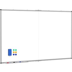 60x36 Inch Large Magnetic Dry Erase Whiteboard for Wall - Premium Aluminum Frame, Heavy Duty Office Home School White Board with Marker & Eraser (Easy Install, Durable Surface)