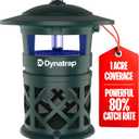 DynaTrap DT2030-GRSR Fly Traps Outdoor - Mosquito & Flying Insect Killer for 1 Acre Kills Flies, Gnats, Wasps - Bug Zapper Alternative - Green