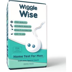 Fertility Test Kit for Men Sperm Count Home Test Kit for Male Fertility at-Home Semen Analysis Shows Normal or Low Sperm Count Fast, Private, Easy to Use
