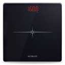 NUTRI FIT Digital Scale for Body Weight, Precision Bathroom Weighing Scale Step-On Technology High Capacity - 330 lb, LED Display with High Precision Measurements, Black