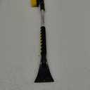 HEEYA Car Ice Scraper with 12.6 Inch Large Brush Head, Snow Brush and Ice Scraper for SUV Windshield Window, Extendable Snow Scraper for Truck Automobile Vehicle - Yellow