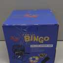 Yuanhe Deluxe Bingo Game Set-Includes Metal Cage,500 Colorful Bingo Chips,100 Bingo Cards,75 Colored Balls,Plastic Masterboard,Great for Large Groups,Parties