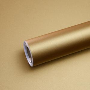 Dark Gold Contact Paper for Countertops 15.7" x 472" Thick Metallic Peel and Stick Wallpaper Modern Removable Self Adhesive Vinyl Wallpaper for Kitchen Refrigerator Cabinets