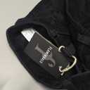 Flamingals Women's Wide Leg Pants for Women Mid Waist Dress Flare Straight Leg Corduroy Pants Work 31" Inseam Trouser Black M