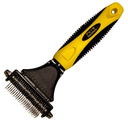 Pet Republique Matt Splitters Tool – Effective Mat Remover and Dematting Comb for LongHaired Dogs, Cats, Rabbits – Regular 12+23 Teeth Design