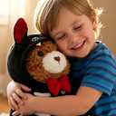 OLAOLA Halloween Bat Bear Plush 14.5 Inch Cute Bear Stuffed Animals Plush Toy Soft Doll Pillow for Kids Adults