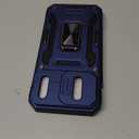 Case Compatible with 17 Pro Max iPhone Phone Case with Kickstand Ring Holder & HD Screen Protector, with Camera Cover, with Magnet Car Mount Function, for iPhone 17 Pro Max (Navy Blue)