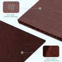 Runner Rug 2FT x 6FT, AYOHA 2'-82' Utility Carpet Runner for Entryway Hallway Aisles Balcony Garages, Area Rugs with Non-Slip Rubber Backing, Chocolate Brown 