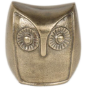 HD Designs Aluminum Owl - Gold  Golden Owl 4x3 