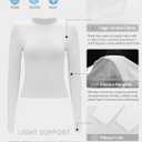 RUNNING GIRL Long Sleeve Yoga Shirts for Women, Soft Fitted Seamless Stretchy Casual Crew Neck Athletic Basic Shirt (Yellow, XL)