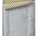 Egg Crate Cushion With Grey Soft Fur Cover