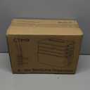 CTIME 4-Tier XL Medicine Organizer - Portable Medicine Cabinet with Leather Handle, Empty First Aid Kit for Home Organization Must, School, Dormitory, Travel, RV, Dorm, Ideal Elderly Gift