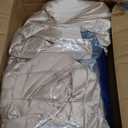 MR&HM Satin Comforter Queen 7 Pieces - Luxurious Pinch Pleat Bedding Set with Comforter, Flat Sheet, Fitted Sheet, Pillowcases & Shams, Super Silky Soft Bed Set for All Season (Queen, Champagne)