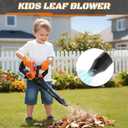 3-in-1 Kids Yard Tools - Kids Weed Wacker Toy, Kids Leaf Blower & Chainsaw, Kids Garden Tools with Safety Equipment, Realistic Lights & Sounds, Pretend Play Outdoor & Indoor Toys