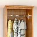Stainless Steel Adjustable Closet Rod, No-Drill Installation, Heavy-Duty Hanging Bar for Closet, Wardrobe & RV (20-30 inch)
