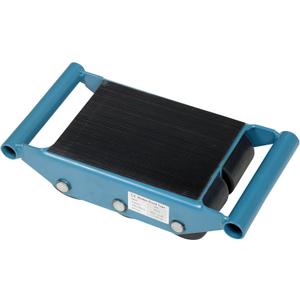 Vestil FMS-6 Steel Fixed Machinery Skates 16-1/4 In. x 8-1/2 In. x 4 In. 12,000 Lb. Capacity Blue