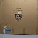 Contemporary Wall Art Modern Fashion Women with Red Lip Canvas Print Stylish Feminine Wall Art Painting Framed Cityscape Piture Ready to Hang for Home Decoration (40x40inch)