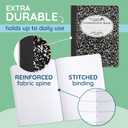 Blue Summit Supplies 48 Pack Composition Notebooks Bulk, Wide Ruled, Black
