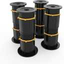 Upgraded 4-Pack Bed Support Legs, Adjustable Height Bed Frame Support Legs, Bed Legs Replacement for Bed Frame (8.3-13.4")