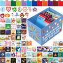 480 Pcs Classroom Calendar Days of the Year Set Bulletin Board Calendar Seasonal Holiday Themed Monthly Date Number Cards for Preschool Homeschool Classroom Bulletin Board Decoration