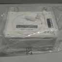 Portable CD Player with Bluetooth for Home CD Player with Built-In Speakers, Compact Desktop Design, USB, AUX, Headphone Jack, Vintage CD Player for Music Lovers (White Wood)