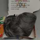 Old Man Bald Cap Grey Wig Grandpa Wig with Glasses Mustache & Eyebrows for Mens Halloween Cosplay Costume Funny Old Person Gray Hair Wigs