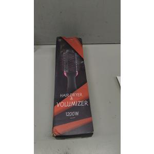 Upgraded 4 in 1 Hair Dryer and Styler Volumizer with Negative Ion Anti-frizz Ceramic Titanium Barrel Hot Air Brush Straightener (Black/Rose)