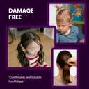2 x Beauty Town Hair Tie Rubber Bands - 1000pcs/500pcs Soft Stretchy Elastic Bands for Braids, Ponytails & Bun