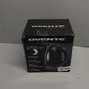 OVENTE Electric Kettle, 1.7L Fast Boiling Water Heater for Coffee or Tea, BPA Free with Water Level Gauge, Auto Shut-Off, Boil-Dry Protection, Indicator Light and Removable Filter, Black KP72B