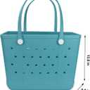 Extra Large Rubber Tote Bag Beach Bag, Washable Durable Open Beach Tote Bag, Travel Totes Bag for Pool Boat Sports | Beach Bag, Washable, Durable, Open Beach, Travel Totes Bag, Pool