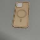 SUPFINE Magnetic for iPhone 12 Pro Max Case(Compatible with MagSafe)(Military Grade Drop Protection) Slim Translucent Matte Shockproof with Anti-Fingerprint Phone Case,Desert Gold