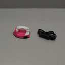 Honoson Mini Craft Iron Mini Heat Press Small Iron 3.93 x 2.36 x 2.76 in Portable Handy Tiny Flatiron with Charging Base Accessory for Fuse Bead Patch DIY Heat Transfer Vinyl(Pink)