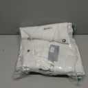 Men's Slim Fit 2 Piece Suit Double Breasted Business Wedding Prom Tuxedo Suits Blazer & Pants Set (38, White)