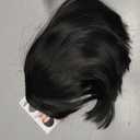 YBYMCAI Black Bob Wigs For Women Short Black Bob Wig With Bangs Straight Bob Bangs Wig 10 Inch Natural Looking For Daily Party Use
