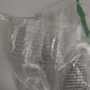 MATANA 24 Premium Plastic Martini Cocktail Glasses, 7 Oz - Elegant, Sturdy & Reusable - Manhattan, Margarita, Cosmopolitan, Desserts - Weddings, Birthdays, Christmas, Garden Parties (Clear)