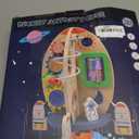 Wdmiya Space Wooden Activity Cube Toys for Baby, Montessoritoys for 1 Year Old Boy & Girl Birthday Gifts, Sensory and Educational 1st Birthday Gifts, Busy Board Toys for Baby Boy (Yellow)