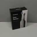 Aquasonic Duo - Dual Handle Ultra Whitening 40,000 VPM Wireless Charging Electric ToothBrushes - 3 Modes with Smart Timers - 10 Dupont Brush Heads & 2 Travel Cases Included