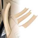 Door Pull Handle Covers Compatible with BMW X5 Series F15/F85 2014-2018, BMW X6 Series F16/F86 2015-2018(3PCS)(Beige)