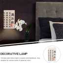 Veemoon Retro Square Fabric Lampshade Rustic Linen Lampshade China Table Lamp Shade Bedside Lamp Shade Replacement Wall Light Chandelier Covers E27 for Home Hotel Office (22x13cm, Colorful)