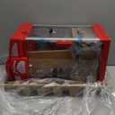 West Bend Stir Crazy Movie Theater Popcorn Popper, Gourmet Popcorn Maker Machine with Nonstick Popcorn Kettle, Measuring Tool and Popcorn Scoop for Popcorn Machine, 4-Qt., Red