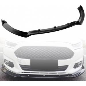 MotorFansClub 3pcs Front Bumper Lip Splitter Fit for Ford Fusion Mondeo 2013 2014 2015 2016 Trim Protection Splitter Spoiler, Glossy Black