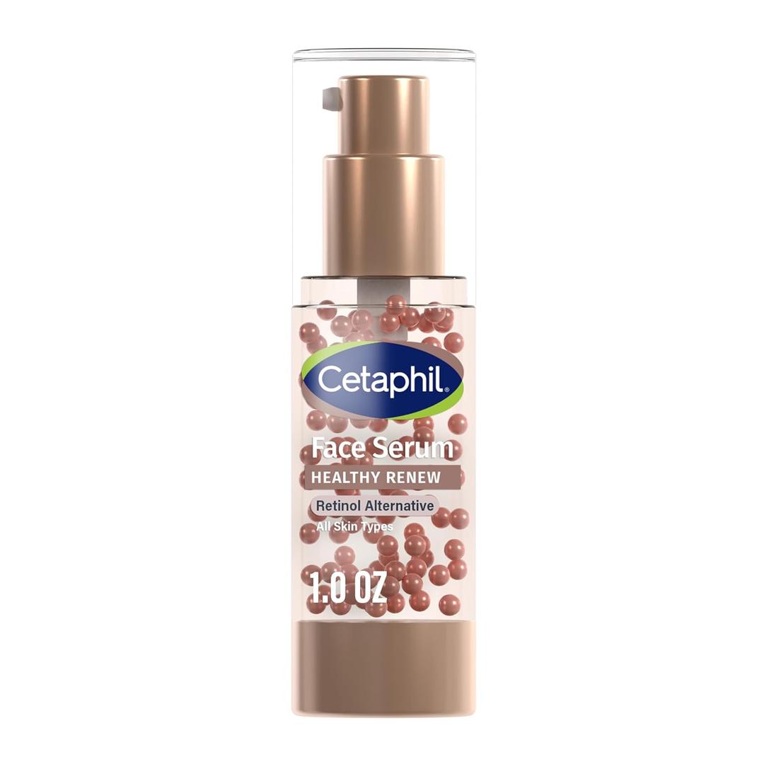 Cetaphil Healthy Anti Aging Face Serum 1 Oz, Retinol Alternative Serum for Face with Niacinamide & Peptides, Skincare for Sensitive Skin with Vitamin B Complex, Fragrance Free
