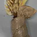 HH harvest floral in glass brown